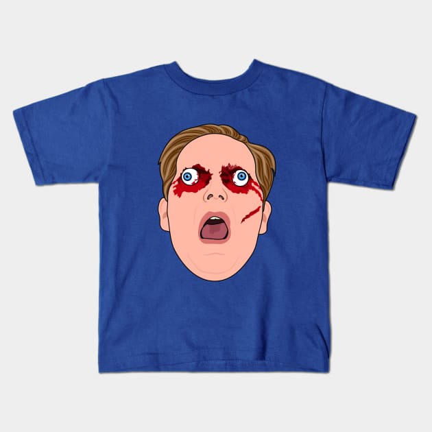 Child’s Play 2 | Chuckys Victim Kids T-Shirt by Jakmalone